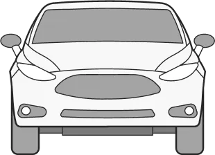 Автомобиль спереди